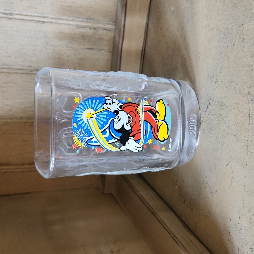 Vintage Walt Disney World 2000 Celebration Mickey Mouse Glass - 12 ounces
